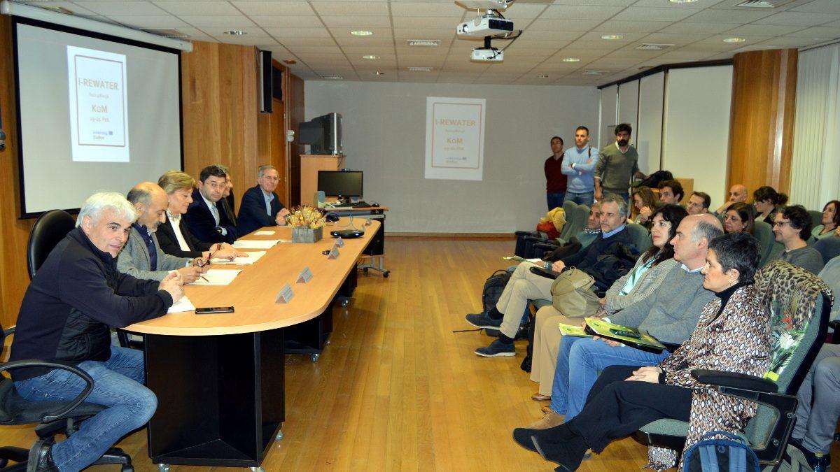Un momento da presentación do proxecto I-ReWater este martes no Campus Terra da USC en Lugo