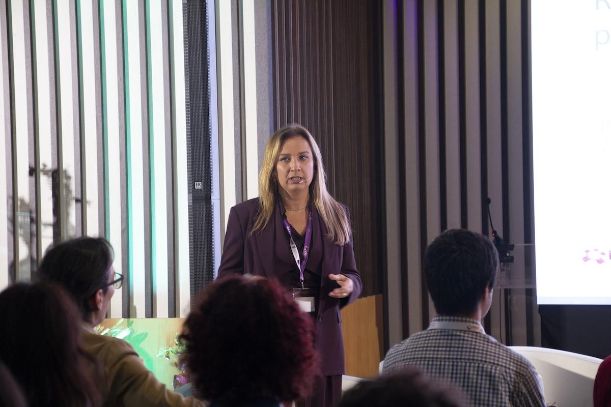 Lilian Barros, do Instituto Politécnico de Bragança y coordinadora del Congreso