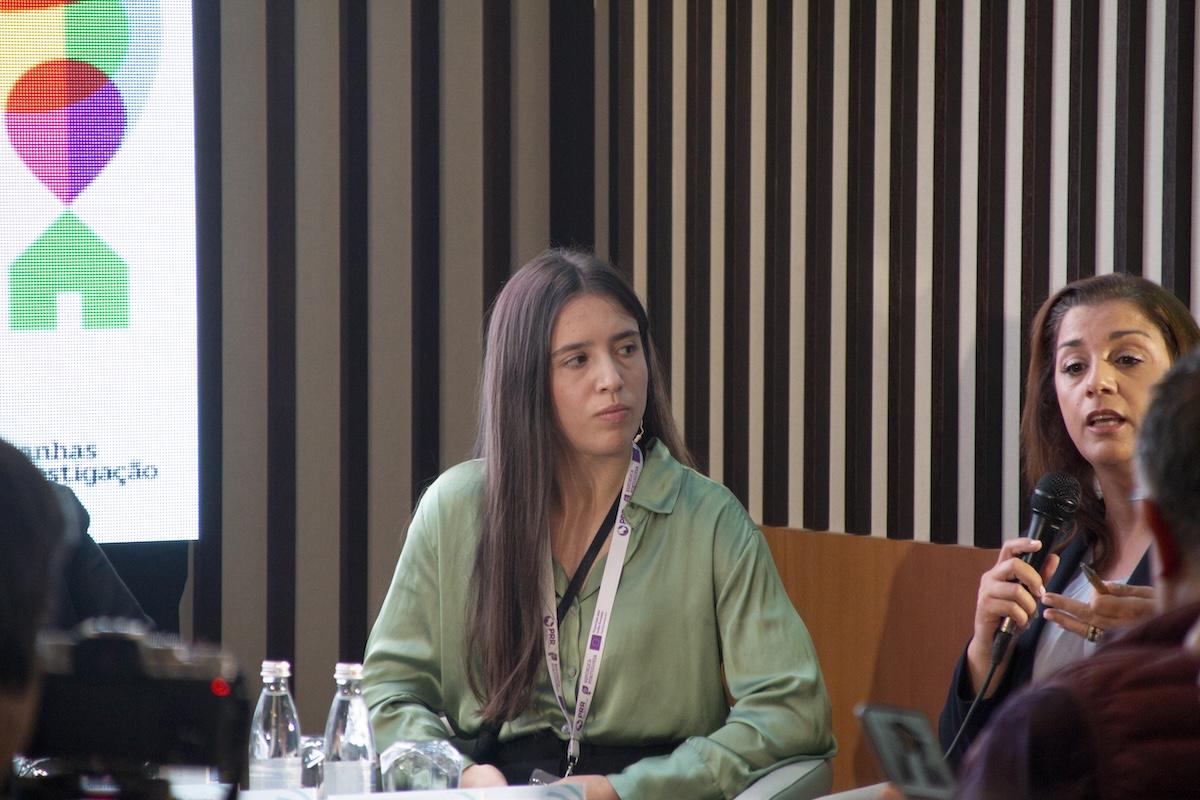 Helena Jamardo, representante de Clusaga durante la mesa redonda