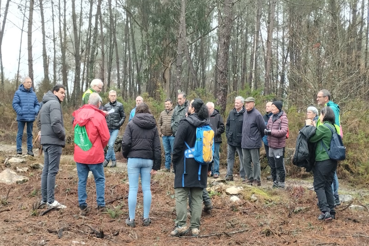 Visita a Agrupación Forestal Piñor. Cedida